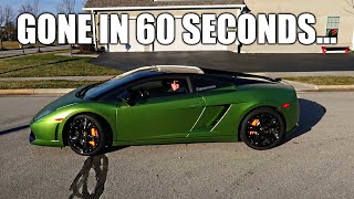 HOW TO SELL A LAMBORGHINI IN 60 SECONDS...
