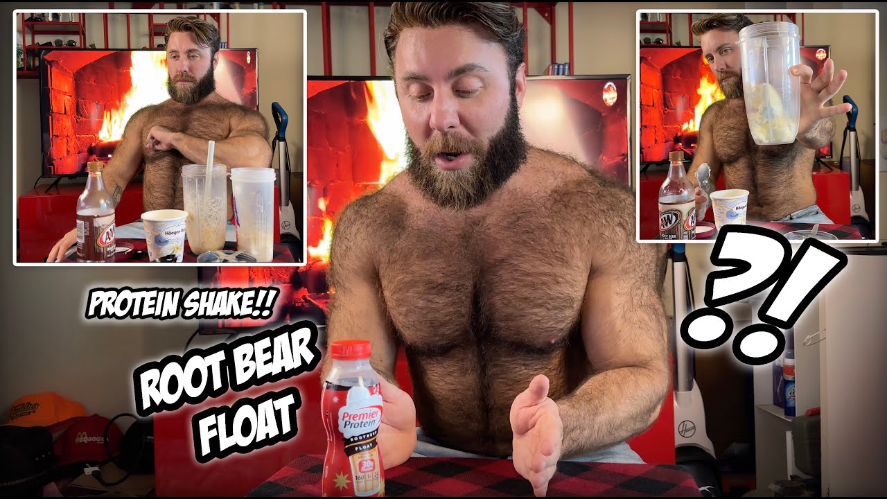 Making a Root Bear Float PROTEIN Shake - YouTube
