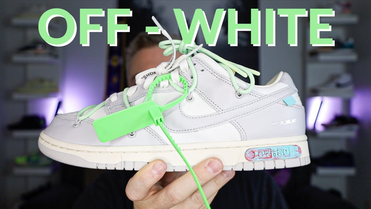 UNBOXING THE NIKE DUNK LOW OFF WHITE | LOT 7 OF 50 REVIEW!!!