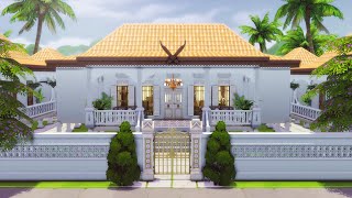 Indonesian Traditional House 🇮🇩🏡 | For Rent | Tomarang | The Sims 4 | Stop Motion | NO CC