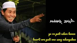 Snap Wa Terbaru Anwar Zahid, Story Wa galau 2019