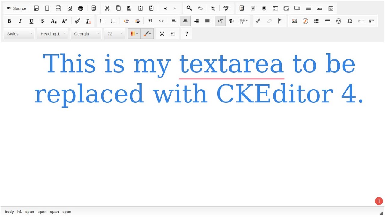 How to add CKeditor to a website? - YouTube
