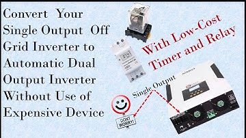 Convert your single output inverter to a dual output inverter with simple and low-cost trick