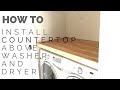 How to Install Laundry Closet Countertop