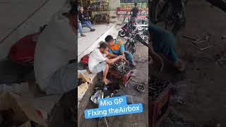 Yamaha Mio Gp Fixing The Air Box