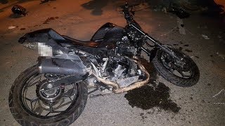 Tin Nhanh 247 - Môtô Phân Khối Lớn Tông Xe Máy Nát Bét, 2 Thanh Niên Nguy Kịch.