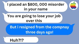 A Jealous Boss tries to kick out a talented employee, but the employee has a surprising response...