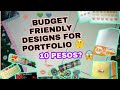 AFFORDABLE PORTFOLIO DESIGN IDEAS 2019!! R&R Crafts and Vlogs (Philippines)