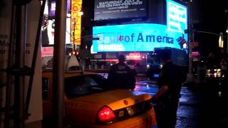 Ambulance Code 3 Times Square, NY