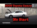 2005 Toyota Camry No Start
