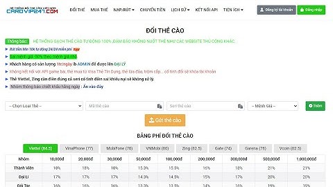 Share Code Gạch Thẻ Cào Bản Vip Siêu Đẹp Đã Fix Toàn Bộ Lỗi
