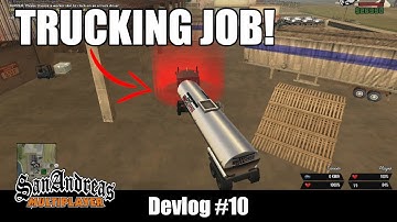Making A Roleplay Gamemode (SA-MP) Devlog #10 - Trucking Job