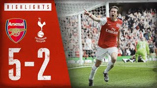 Arsenal vs Tottenham 5-2 premier league 2012 || highlight\&goals 🔥🔥