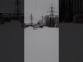 Волга - бабуся їде по снігу