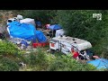 Drone footage shows growing south Seattle homeless encampment on public and private property