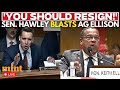 LIVE | Sen. Hawley Blasts AG Ellison Over $9B Feeding Our Future Fraud | ICE Hearing | US News