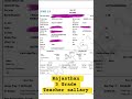 Rajasthan Third Grade Teacher sallary level1 level 2 #inspiration #motivational