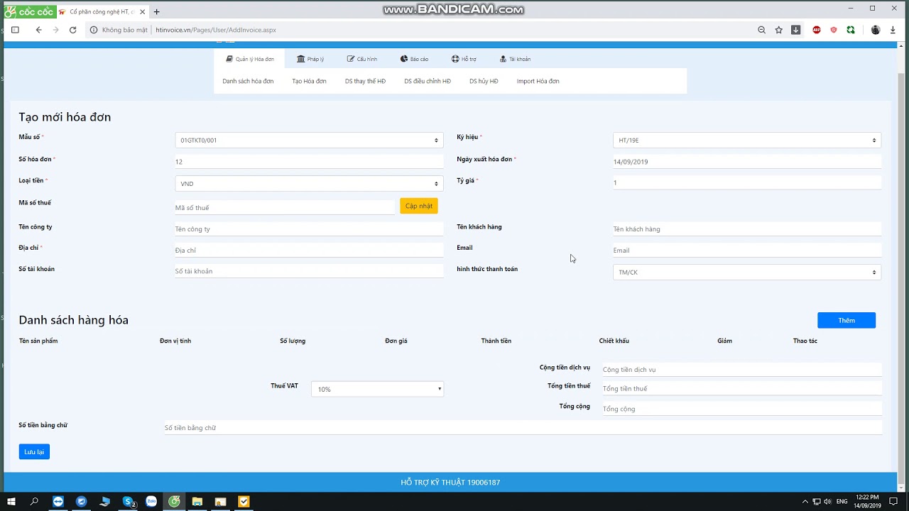 hướng dẫn sử dụng HDDT Htinvoice - YouTube