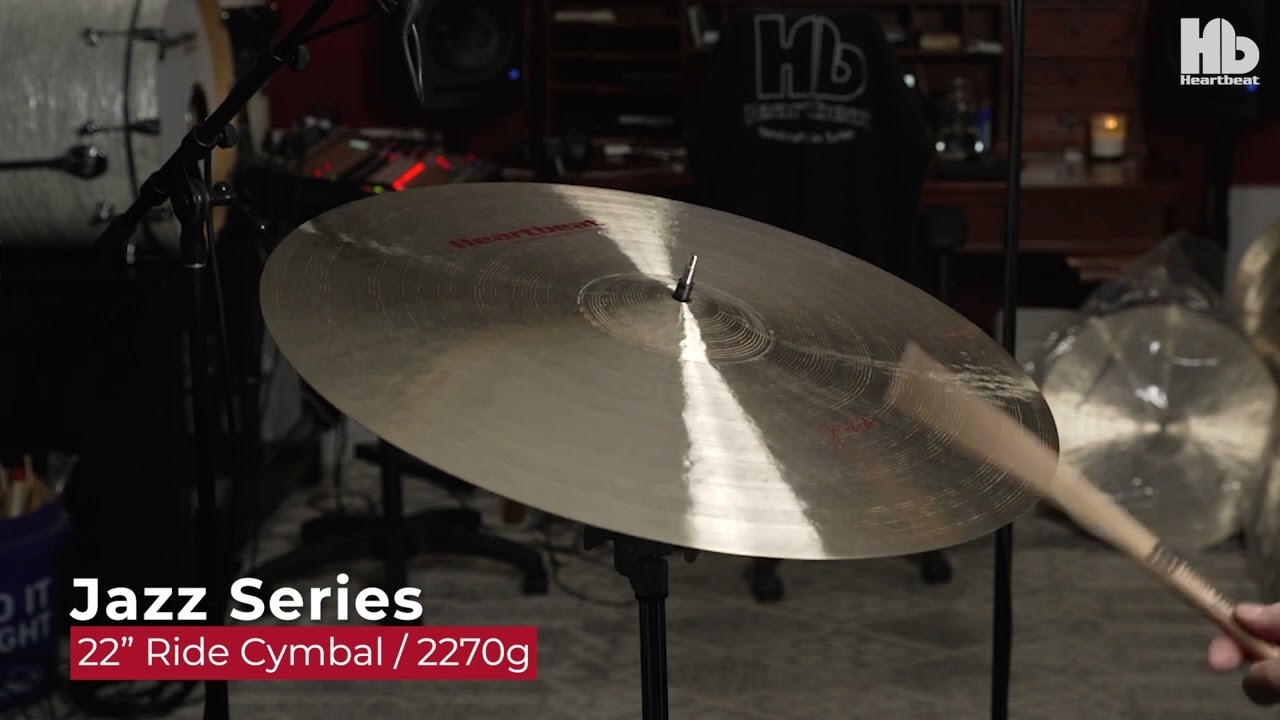 邦楽 heart Jazz Ride Cymbals - Heartbeat Percussion
