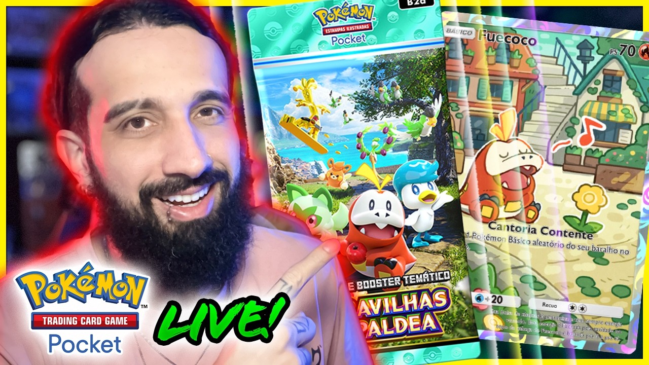 NOVA COLEÇÃO! TESTANDO FUECOCO no POKÉMON TCG POCKET!!!