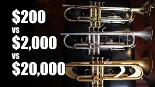 $200, $2,000 and $20,000 Trumpet Comparison! Can you hear the difference?