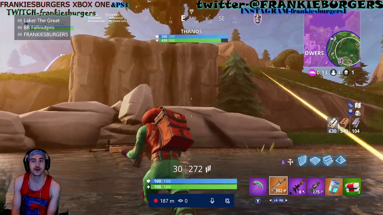 TOMATOHEAD VS THANOS PART2 FORTNITE XBOX ONE