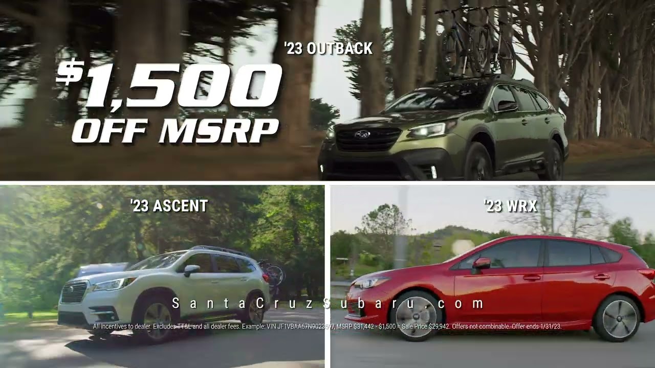 Santa Cruz Subaru - No Dealer Markup