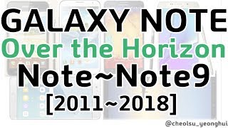 Galaxy note1~note9 ringtones Over the Horizon [2011~2018] Resimi