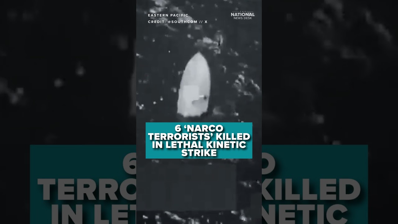 6 killed in US military strike on alleged drug boat in the Eastern Pacific