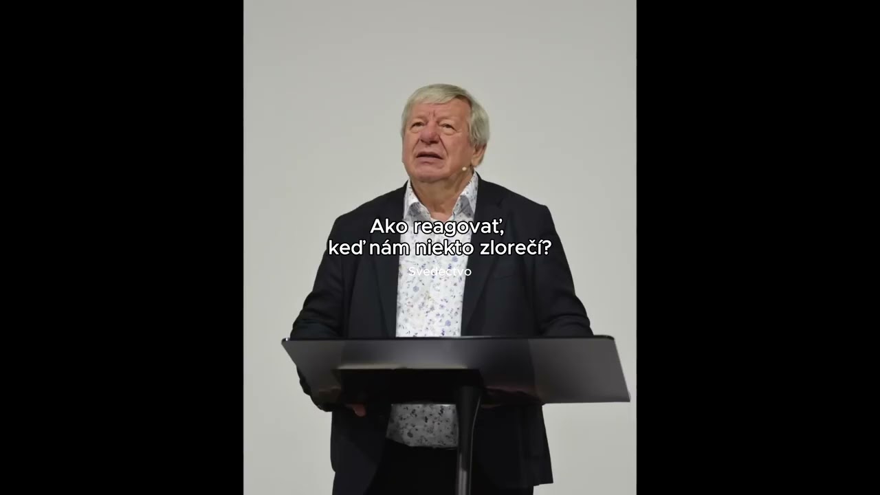 Krátke zamyslenie: 203. Ako reagovať, keď nám niekto zlorečí? - Svedectvo Alexander Barkóci