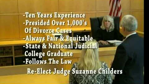 Re-Elect Judge Suzanne Childers Qualifications