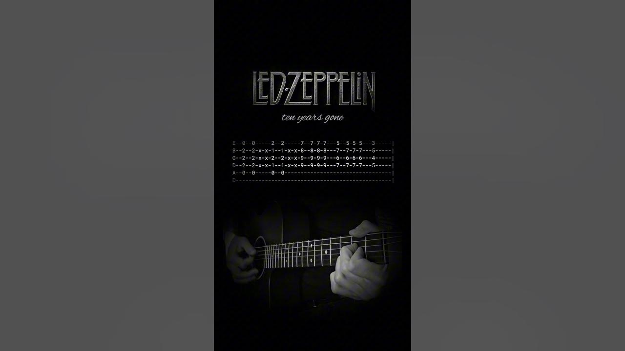 Ten Years Gone #LedZeppelin #guitar #guitarra #violao