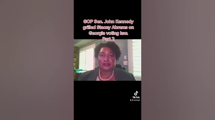 John Kennedy vs Stacey Abrams #johnkennedy #staceyabrams #georgia #louisiana #congress #democrat