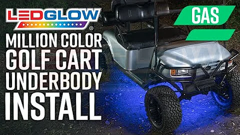 LEDGlow | How To Install LED Underbody Lights On A Gas Golf Cart
