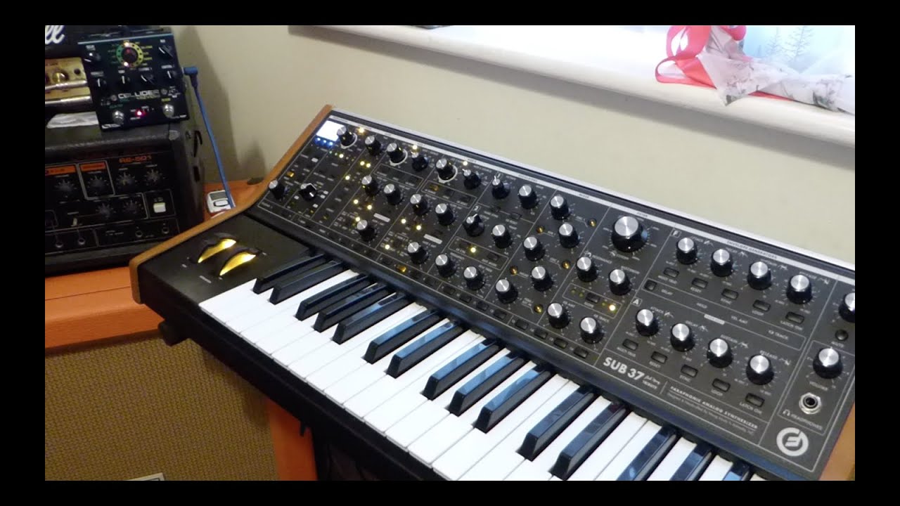Moog Sub 37 & Source Audio Collider