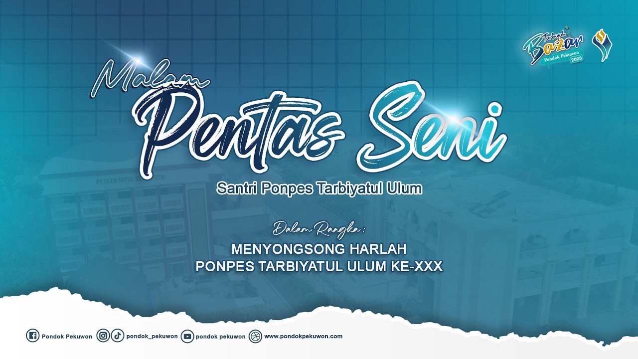 🔴(LIVE) MALAM PENTAS SENI SANTRI PONPES TARBIYATUL ULUM PEKUWON