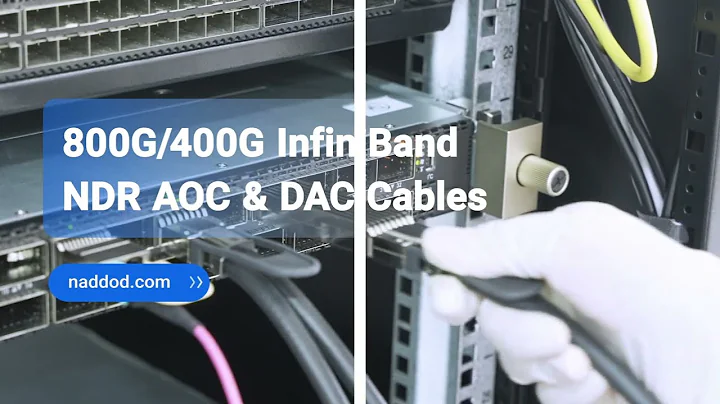 800G/400G InfiniBand NDR AOC&DAC Cables｜NADDOD