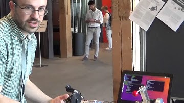 WoodenHaptics demo at WorldHaptics 2017