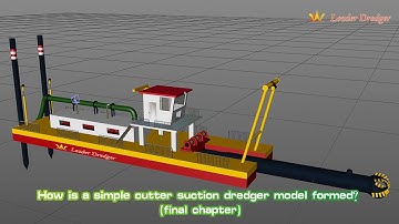 How is a simple cutter suction dredger model formed ?(part3 )