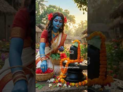 🌸 মা কালীর ভোরবেলার পূজা ও সেবার গল্প 🙏 #MaaKali #Shiv #Shorts