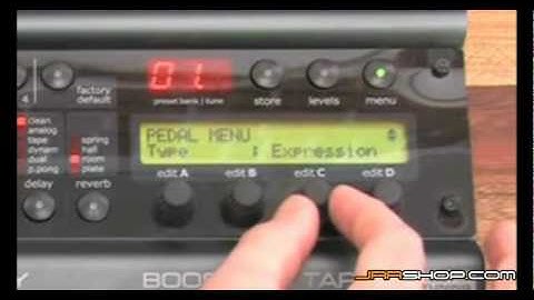 TC Electronic Nova System - Assign Expression Pedal to Volume