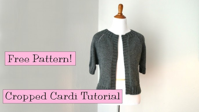 Shawl Collar Cardigan Free Knitting Pattern + Tutorial