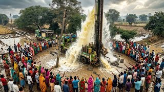 High Speed Advance Technology Sensore Borewell Drilling 1500 Machine To 200 Feet Drilling 