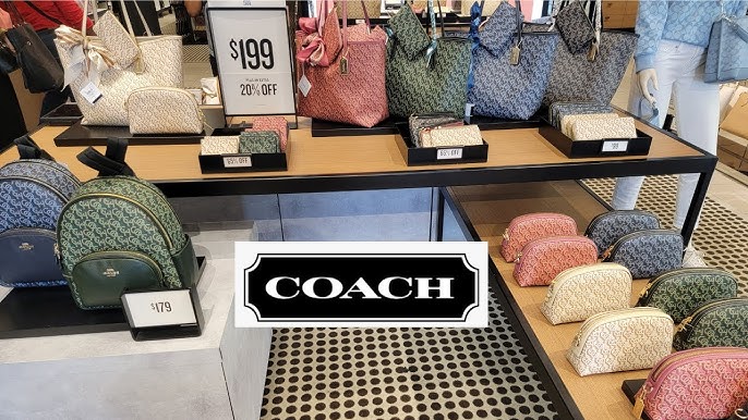 Coach Outlet City Tote With Signature Monogram Print