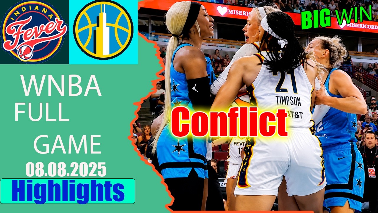 Fever vs. Chicago Sky Aug,08 2026 - FULL GAME - WNBA Regular Season 2026
