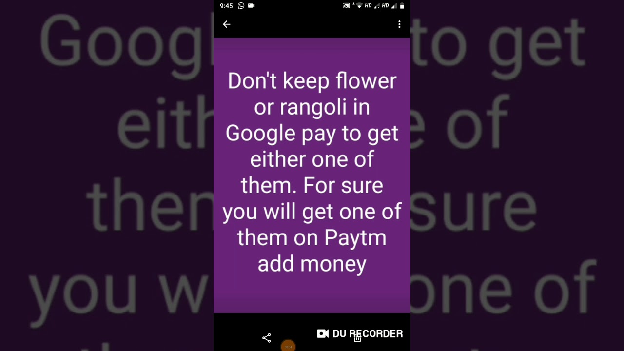 Get Rangoli Diwali stamp in Google pay | Very good changes by this technique