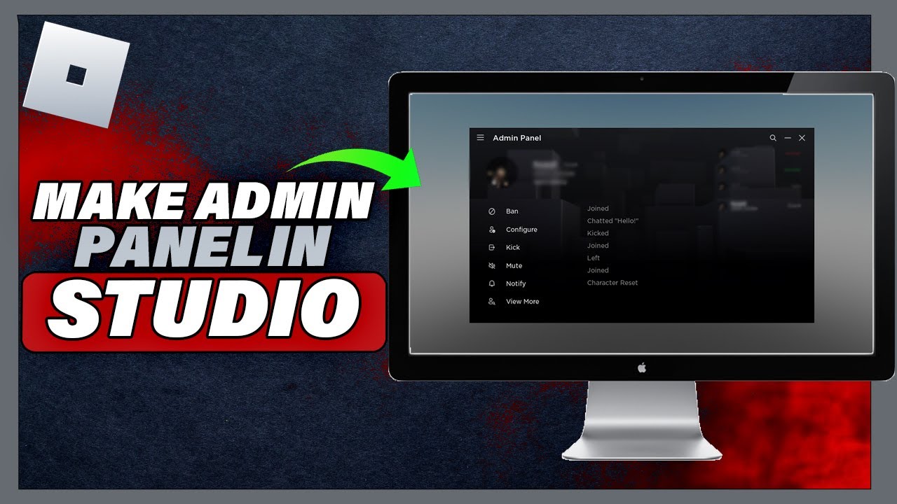 How To Make Admin Panel In Roblox Studio (2025) | Full Tutorial - YouTube