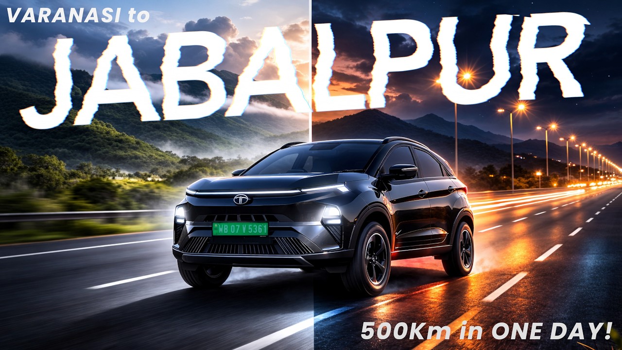 Day 2 Jabalpur | Kolkata to Ujjain (Mahakaleshwar) | EV Road Trip | SkyOnRoads | Nexon EV 45 RDK