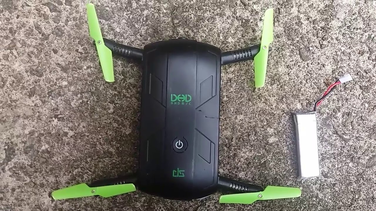 DHD D5 Drone Pliable Avec Caméra 480P – WiFi FPV, Maintien D’Altitude, Parfait Pour Les Débutants !