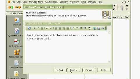 Creating and Managing Questions - Feature Tour